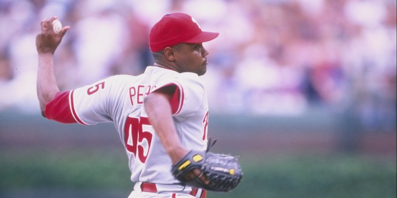 Yorkis Perez pitching at a game of baseball