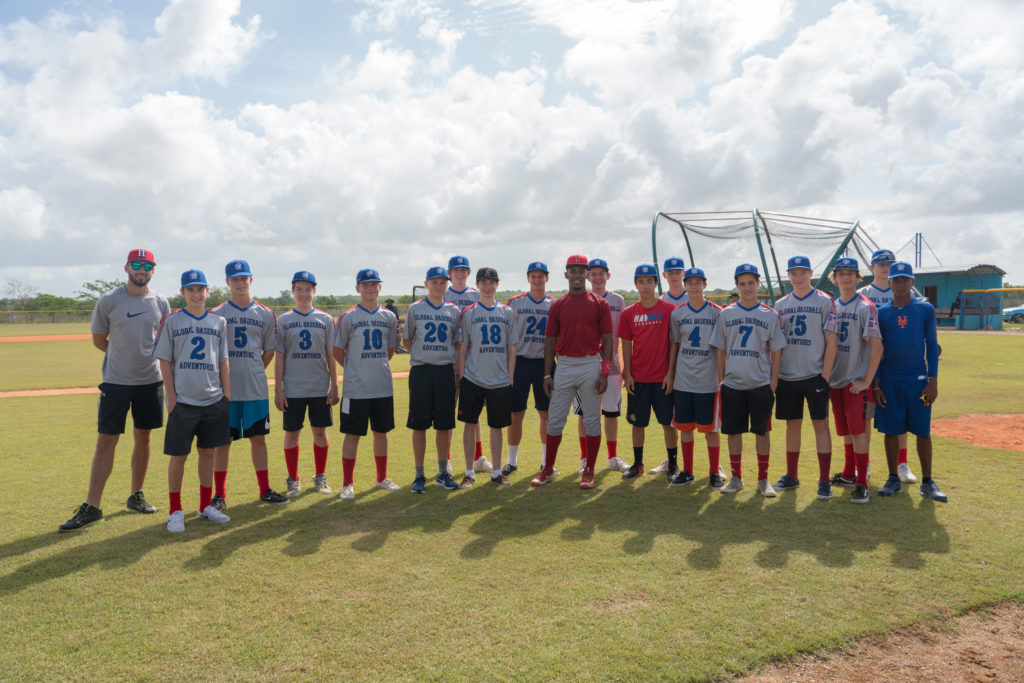 On Field Dominican Republic Baseball